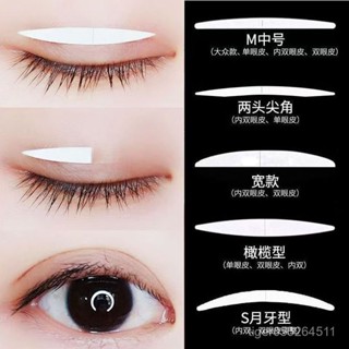 【臺灣發售】 雙眼皮貼 隱形雙眼皮貼 雙面雙眼皮貼自然防水單眼皮內雙腫眼泡專用隱形縴維條美目貼無痕