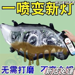 桃園出貨 大燈修復液 大燈還原劑 汽車大燈霧化還原劑 車燈翻新 車燈修復 燈殼老化 泛黃 修復颳痕 車燈拋光 汽車大燈