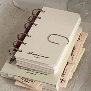 ✨✨小紅書同款純色簡約筆記本小眾ins風A7高顏值空白活頁賬本記事本