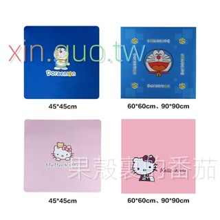hello kitty麻將桌墊哆啦橡膠桌布防滑滑鼠墊卡通正方形45 60 90熱銷💕