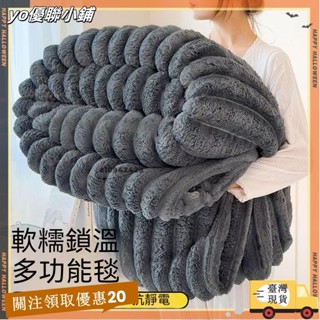 【臺灣出貨】+發票雙層加厚法蘭絨 羊羔絨毛毯被 毛毯 絨毛被 法蘭絨毯 絨毯 厚毯 毯子 冬季毯 網美毯 羊羔絨 保暖毯
