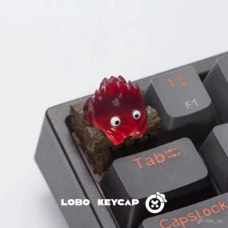 【免運】卡西法鍵帽火噁魔個性鍵帽透光鍵帽宮崎駿動漫霍爾的移動城堡週邊 DAVF