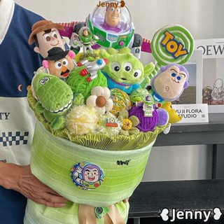 臺灣發貨【免運】Jenny❥可愛卡通巴斯光年怪物玩偶花束毛絨公仔玩具總動員生日三八節