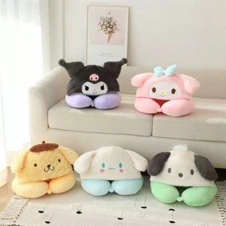 好物熱銷》U型護頸枕 U型脖枕 卡通小惡魔美樂迪蒂車載旅行連帽護頸枕辦公室午睡頸椎枕頭U型枕旅行枕 旅行記憶枕