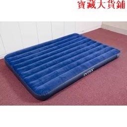 INTEX雙人超大型植絨充氣床墊(寬183CM)(68755)