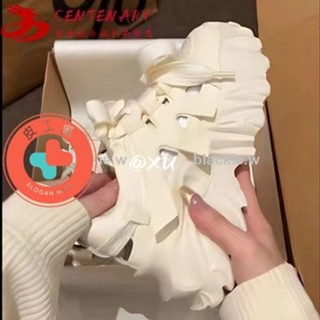 🚀優惠🚀真皮軟底涼鞋防滑厚底拖鞋薄荷曼波2024新款鬆糕底包頭運動休閑涼鞋女夏季厚底增高洞洞女鞋防滑防水blacki