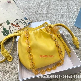 品牌複製品 2024新款purse福袋包真皮抽繩雲朵包頭層牛皮手拿包單肩斜挎女包側揹包精品託特包託特包皮夾包手提包水桶包