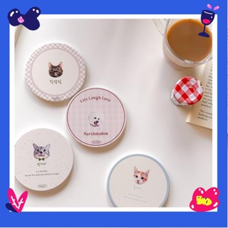 💕免運#貓咪KOUJI杯墊 原創自製 吸水杯墊 杯墊 貓咪杯墊 可愛杯墊 陶瓷杯墊 馬克杯墊 咖啡杯墊179