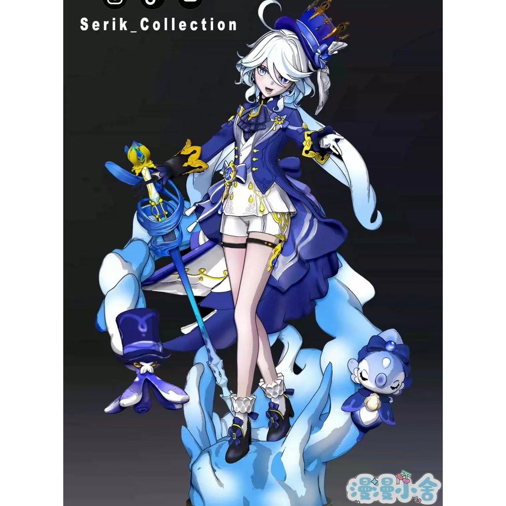 1/10芙寧娜gk白模3d打印原神芙寧娜水神限量版手辦模型雕像新款