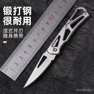 【臺灣熱銷】戶外折疊小刀鑰匙刀便攜水果刀家用折疊小刀子不銹鋼宿捨戶外刀具