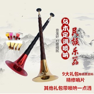 嗩吶 百樂之王 管樂器 西索米 樂器 嗩吶演奏級嗩吶樂器全套 成人烏木嗩吶全套樂器D調紅木初學 FSUR