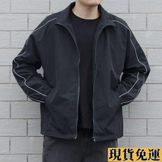 🚚臺灣出貨🚚 2025秋季夾克男士立領開衫潮流風衣百搭衣服新款韓版寬松休閑外套