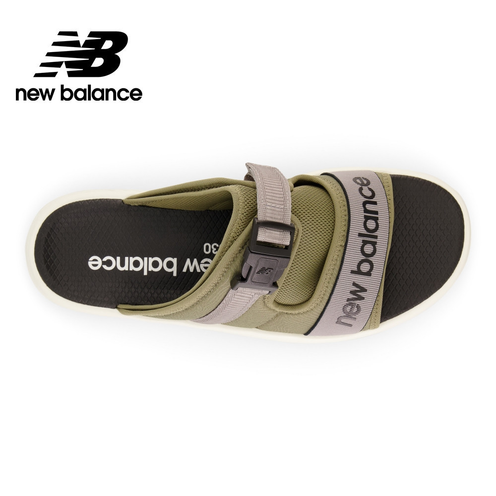 【New Balance】 NB 涼拖鞋_中性_軍綠色_SUF330A2-D楦 拖鞋