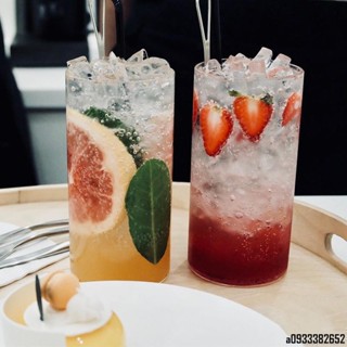 【魔法雜貨鋪】咖啡杯 冷飲果汁 拿鐵杯 涼水杯 家用果汁泡茶杯 牛奶杯 冷飲杯子 飲品杯 熱高溫玻璃杯 耐熱玻璃直身杯