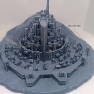 😎3D列印雕塑😎雕塑米納斯提利斯指環王城堡魚缸造景擺件模型diy爆款