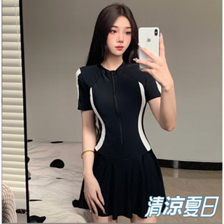【臺灣現貨】顯瘦泳衣 分體泳衣女 遮肚泳衣 學生泳衣 保守泳衣 運動泳衣 遮肉泳衣 連體泳衣 遊泳衣 泳裝【限時】