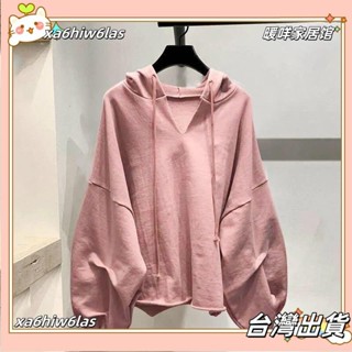 xa6hiw6las✨大尺碼 大尺碼上衣 素色大學T女 帽T 大尺碼秋冬 特大尺碼女裝 春秋季韓版長袖連帽大學T ins