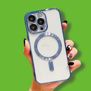 三星Samsung s25 s24 s23 + ultra電鍍保護殼全包無線磁吸手機殼 日韓系進階殼配件防摔防震手機套