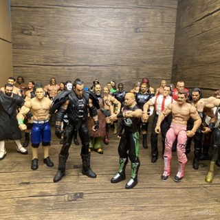 美泰Mattel 正版散貨 摔跤手 摔角手 7寸人偶 可動人偶 wwe 跤手手辦 AEW wwe模型 可動模型 摔跤人偶