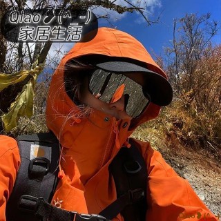 臺灣發貨【免運】超大框戶外騎行眼鏡防風沙運動墨鏡男防紫外綫太陽鏡爬山登山護目女滑雪