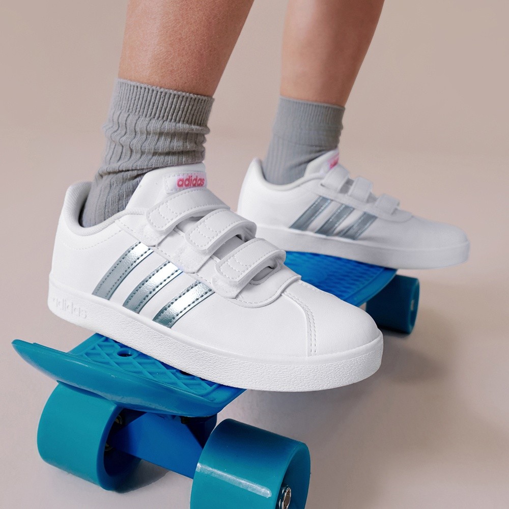 adidas VL COURT 2.0 運動休閒鞋 童鞋 GW2341 官方直營