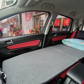 桃園發貨可開票【店鋪熱銷】車載折疊床墊車用後座汽車床墊後排轎車旅行墊SUV厚睡墊睡覺神器