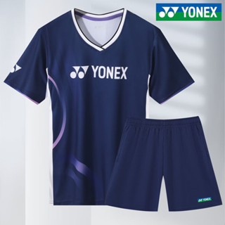 熱銷 短袖羽球服 速乾排汗 羽毛球服 YY 羽球衣 短袖運動套裝 係隊比賽隊服 羽球衣 訓練衣 跑步服 網球衣377