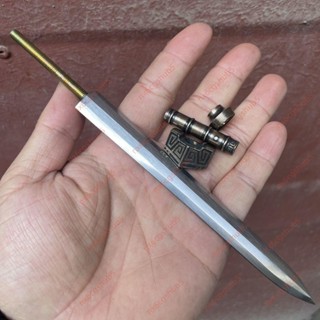 熱銷新款%茶刀越王勾踐劍小型迷你茶刀袖珍古代微兵器微型刀劍秦始皇擺件