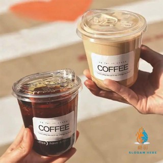 客製化 奶茶杯 飲料杯 珍珠奶茶杯 加厚 一次性 冷飲塑料杯 擺攤用 美式咖啡杯 冰淇淋杯12盎司冷杯U型