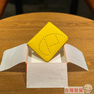 🌟最新款式🌟特價🚄卡包/女生包包/零錢袋/證件夾/包包女/小零錢包/卡夾零錢包/短夾/皮夾/黃色錢包招財女短款鏤空