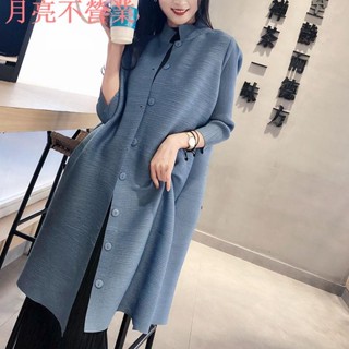 臺灣出貨 單排扣風衣中長款 外套女生韓版 大衣外套女生 韓版外套 外套女生秋冬韓版 女大衣外套 寬鬆外套A5229
