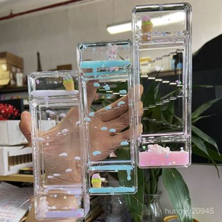💥【拼全蝦皮最低價】 卡通長方形油漏油滴沙漏水滴桌麵裝飾擺件學生生日禮物兒童節禮品