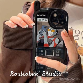 賣爆瞭➕奧特曼大哥大適用iphone14pro max蘋果13pro手機殻12新款11矽膠xr 保護殼 CPZZ