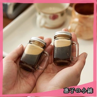 咖啡冷萃杯 便攜玻璃杯 玻璃瓶小號 迷你空瓶 外帶 小眾 爆款日式 35ml 露營便攜杯