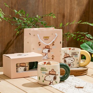 【小瓶果🍎】陶瓷馬克杯辦公室水杯可愛杯子咖啡杯家用牛奶杯伴手禮盒裝 陶瓷杯 馬克杯 情侶杯 杯子 咖啡杯