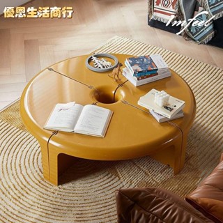 🔷優恩生活商行🔷網紅ins創意茶几 咖啡桌 小戶型茶几 家用組合拼接茶桌 客廳沙發邊幾 臥室轉角置物架