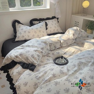 「KOALA」臺灣❤️ 韓系 碎花 荷葉邊 床包 可愛 單人 ikea 床包四件套 雙人 加大雙人 被套 床罩 床單