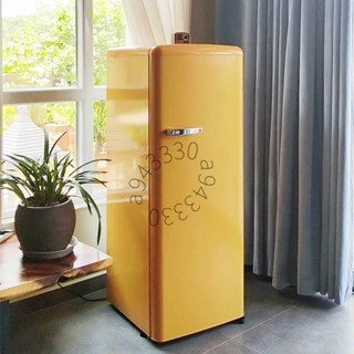 金松BC-225R復古冰箱大容量全冷藏冷凍大單門粉紅黃白綠色可開發票詢運費506