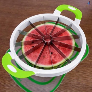 🚛Watermelon cutting artifact新款特大號不銹鋼加厚切西瓜神器哈密瓜分割切片