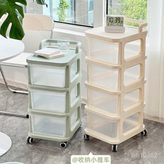 （工廠直發）手推車置物架抽屜式移動收納櫃零食玩具嬰兒用品客廳收納架子多層