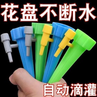 🔥限時特賣🔥家用自動澆花器澆水神器懶人澆花器新款可樂瓶通用定時滴灌漏糞闆