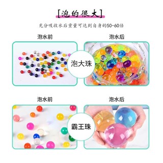 🌸臺灣出貨🌸水晶寶寶【多彩趣】超大霸王珠海綿水泡大珠吸水珠泡水變大海洋