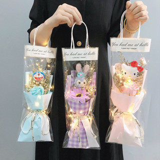玩偶花束✨ 幼稚園小朋友六一禮物女生女神節禮袋花束可愛玩偶女生節38婦女節生日禮物送女友