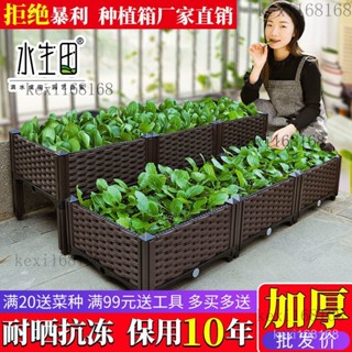 免運🚛品質保證 種菜專用盆室外花箱戶外庭院種植箱簡約花盆陽臺樓頂種菜神器韭菜