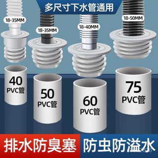 💯臺灣出貨💯免運💯【天內熱銷件】廚房下水管密封塞洗衣機排水管道封口蓋矽膠圈防返臭堵口神器 WSOI