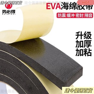 ✨臺灣熱賣✨黑色eva密封條防風門擋冷氣防漏條門底門縫防撞自粘海綿膠條泡沫填縫隔音墻角防撞條門窗隔音條