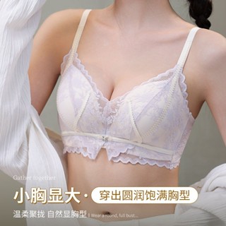 B001-小胸平胸專用加厚5公分女士集中爆乳顯大上託收副乳防下垂無鋼圈胸罩