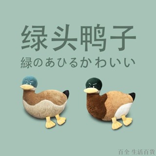 💖臺灣出貨 北海公園綠頭鴨鑰匙扣掛件搞怪拚接公仔情侶掛件靠枕抱枕可愛毛絨 6EYG