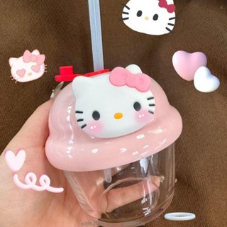 桃園發貨🔥✘牛奶杯兒童✘免運 [5576人好評]迷你可愛卡通吸管 水杯 咖啡 高顔值 玻璃杯小奶杯牛奶便攜 咖啡杯