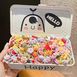 🎉米寶倉🎉兒童卡通發圈 兒童小皮筋可愛diy髮卡手工寶女童紮小啾啾頭繩小號學生髮圈髮飾兒童發飾頭繩紮頭髮橡皮筋